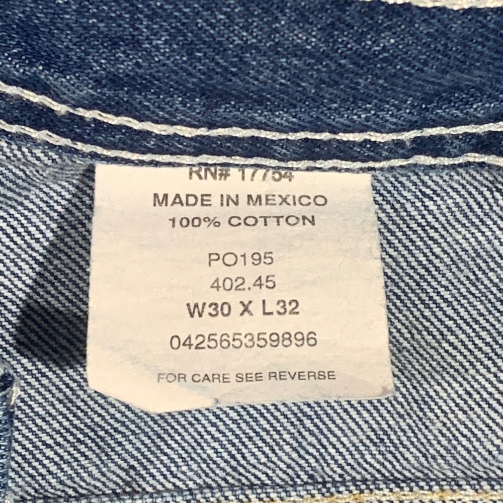 Key Industries Mens Carpenter Jeans Blue Denim Workwear 30x32 Medium Wash - Picture 5 of 7